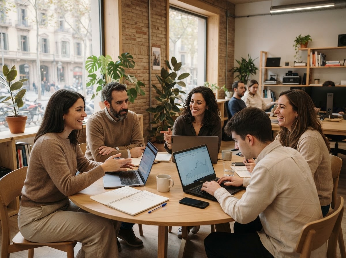 Basedanchor AI equipo revisando paneles de datos e indicadores de mercado
